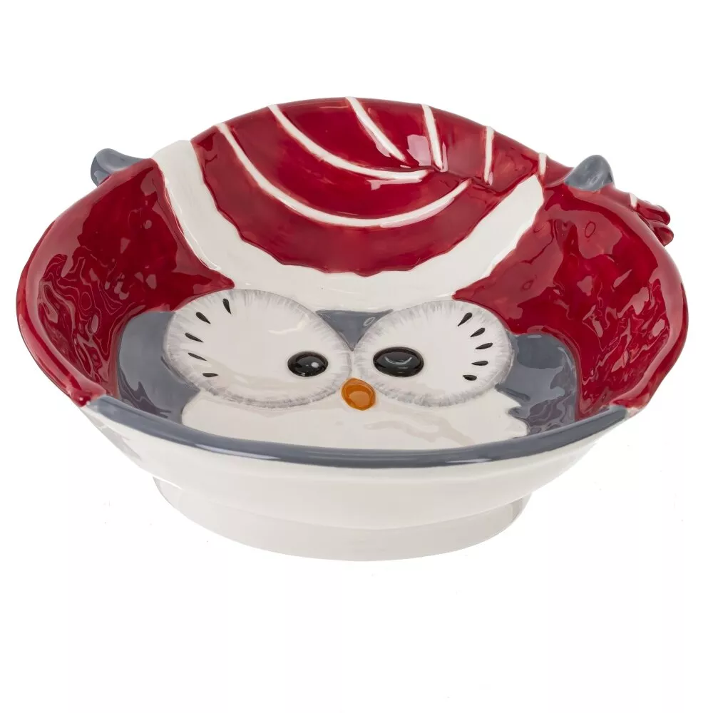 Салатник Сова 20х18х6см, керамика арт.821771 по цене 