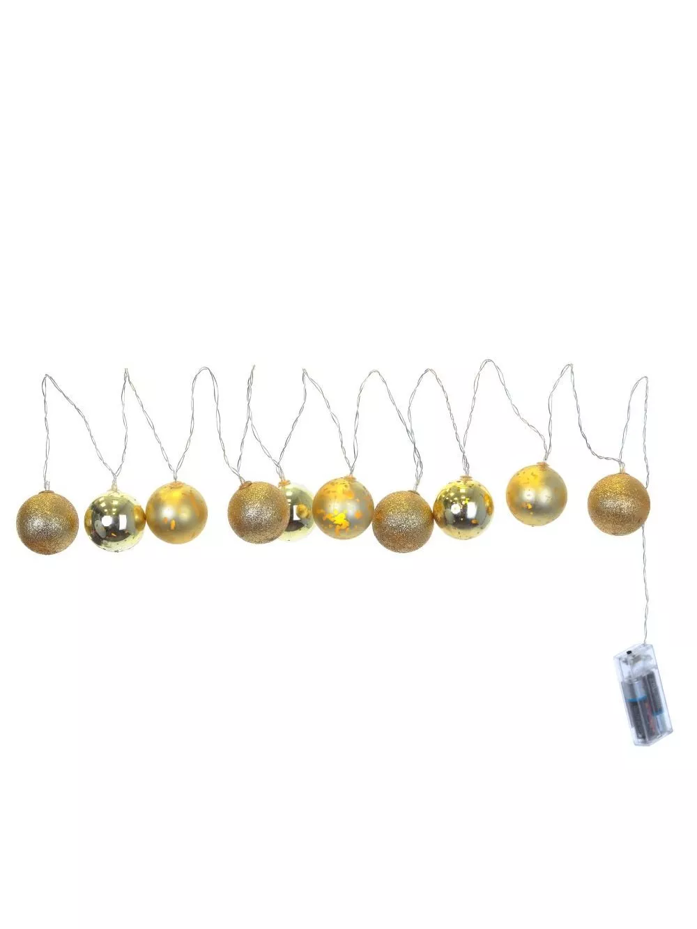 Гирлянда новогодняя с подсветкой Сказка 210х5х5см, без батареек по цене 