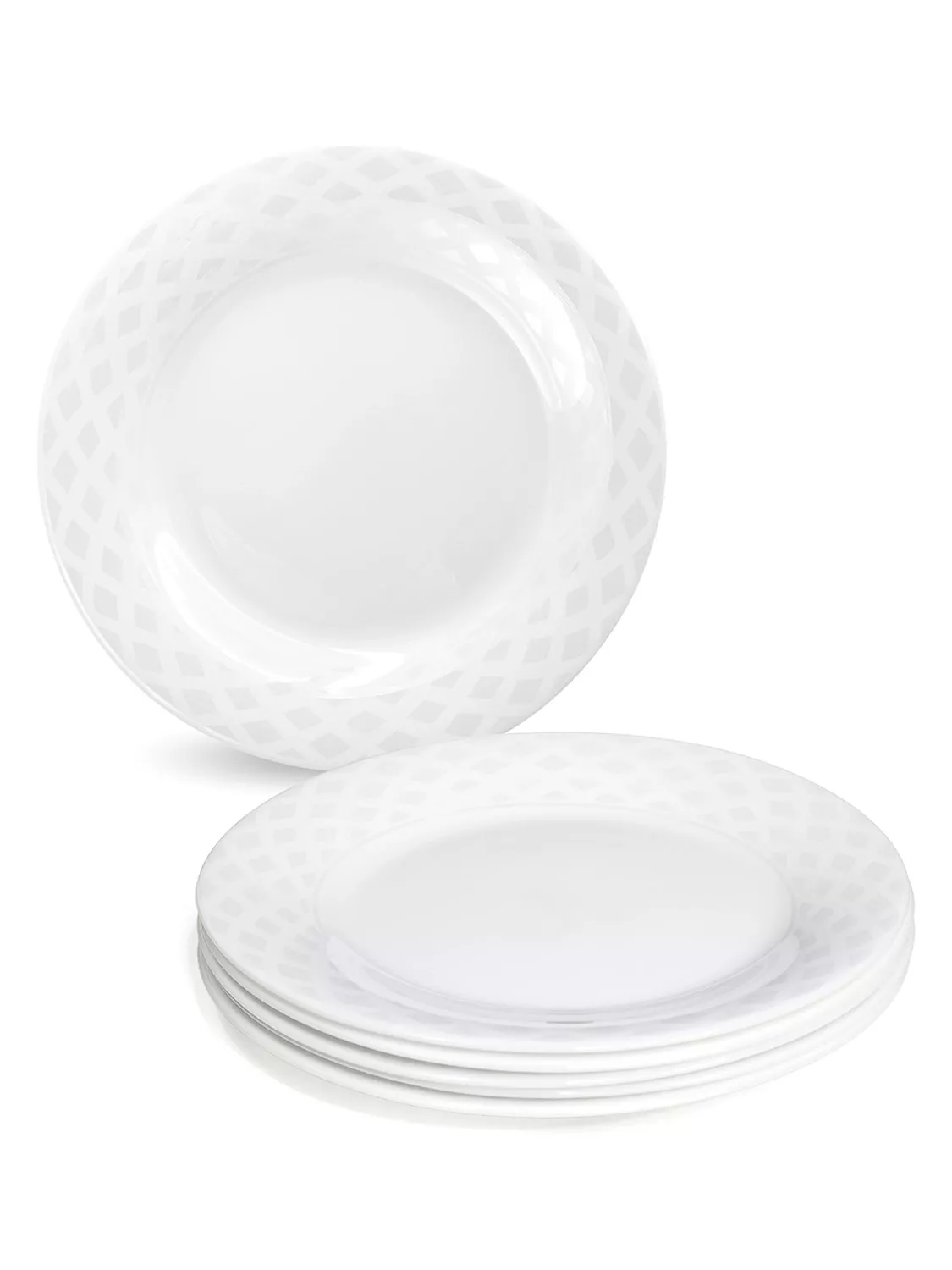 Тарелка обеденная СИЛЬВЕР 23см, стекло арт.LFBP90K2223 по цене 