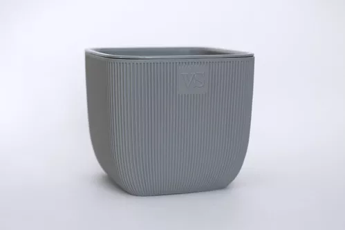 Горшок Фабио ВипСет с дренажной системой 4,7л серый арт.AMF-4,7-03 по цене 
