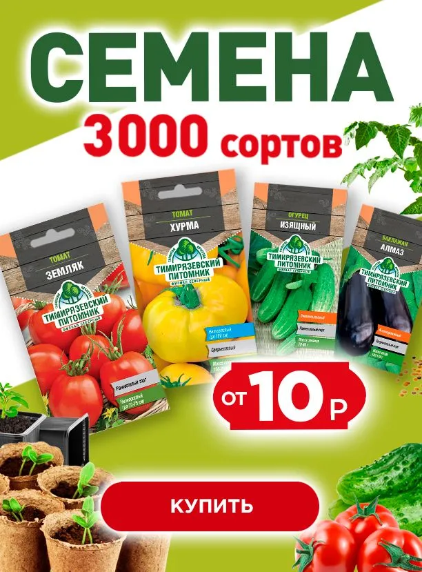 Семена от 10 руб!