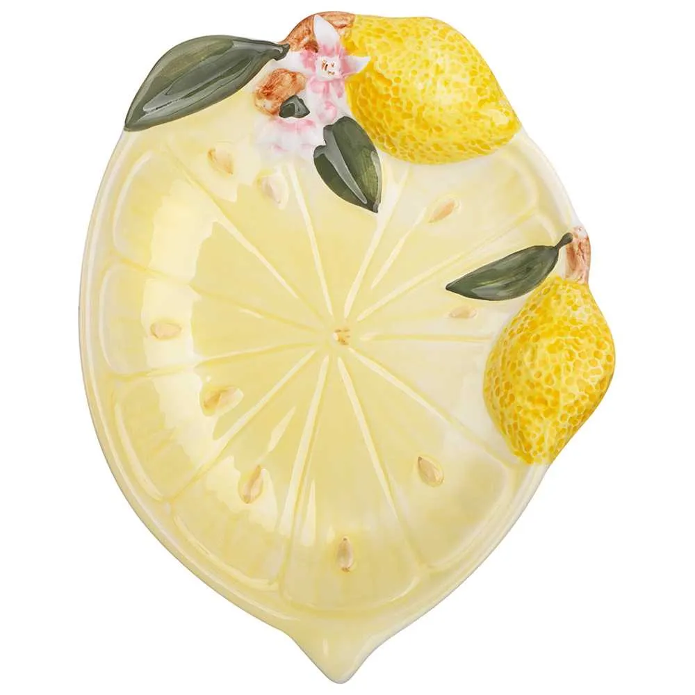 Блюдо Лефард Лемон Три 22x17,5x4см, керамика арт.358-3000 по цене 