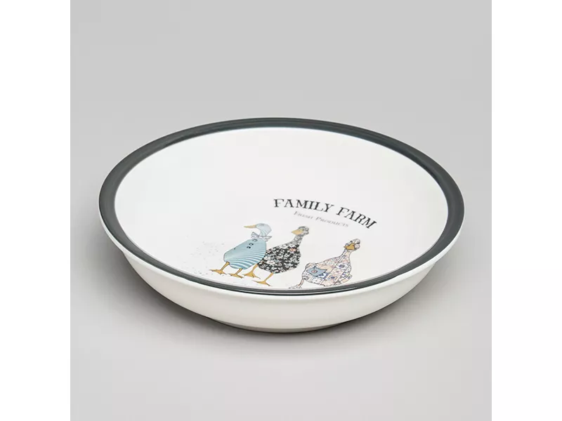 Тарелка суповая Лефард Семейная ферма 800мл 21см, фарфор арт.263-1250 по цене 