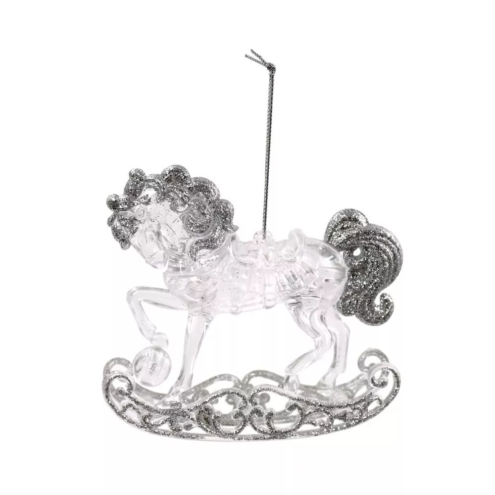 Украшение новогоднее Конь 10,5х2,5х9,5см полимерные материалы арт.254634 по цене 