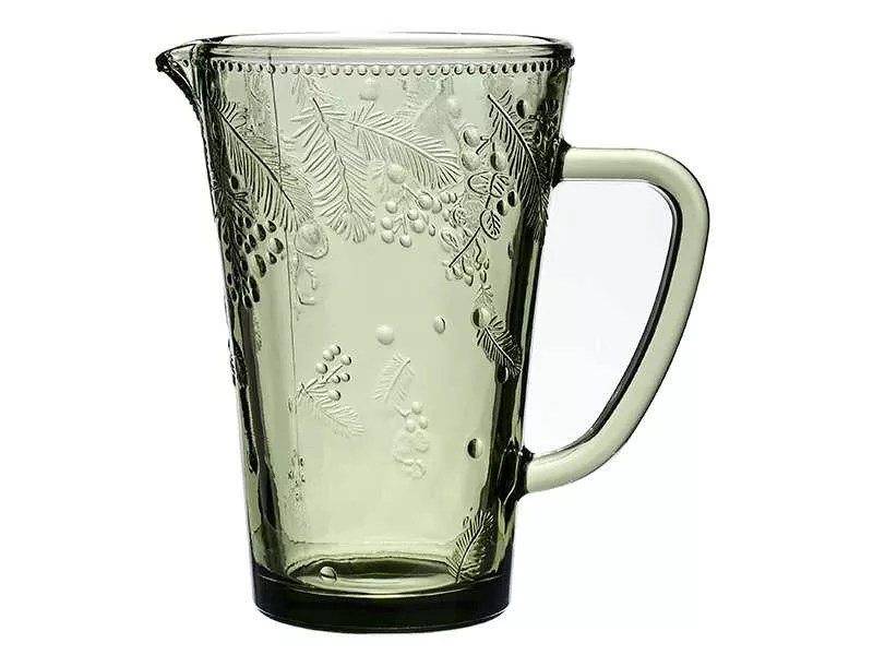 Кувшин Лефард Праздник 1000мл зеленый, стекло арт.355-403 по цене 