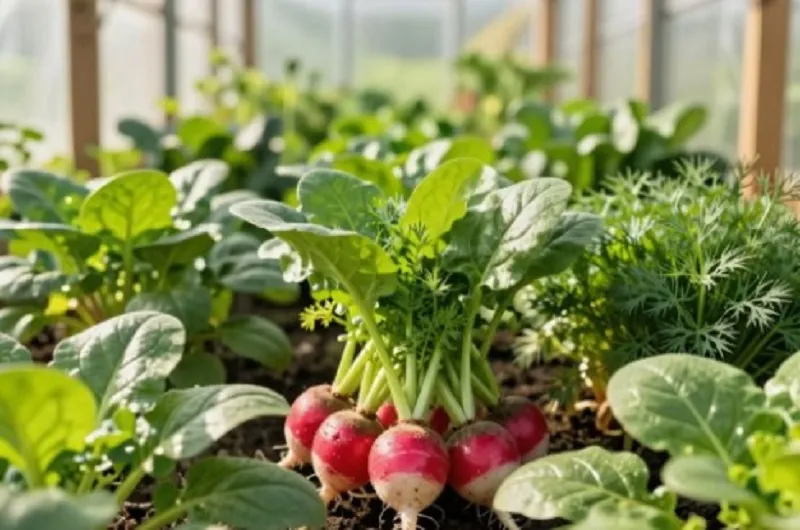 Посейте холодостойкие овощи 