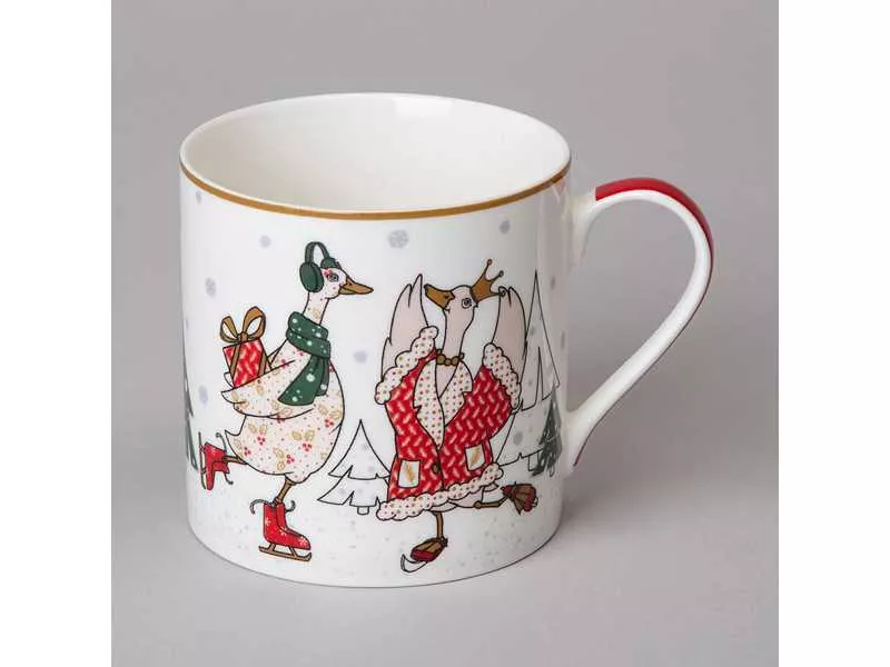 Кружка Лефард Семейное Рождество 425мл, фарфор арт.425-209 по цене 