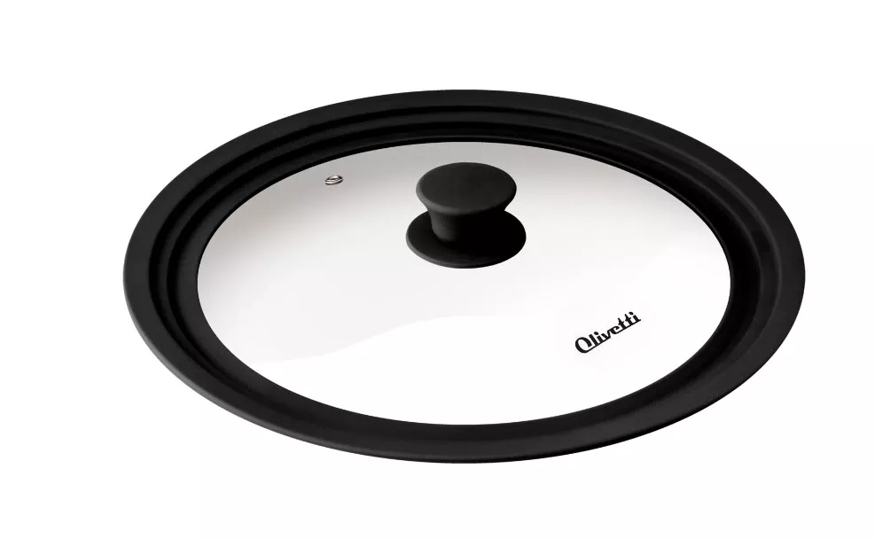 Крышка Оливетти 24см, стекло, силикон арт.Olivetti GLU24 по цене 