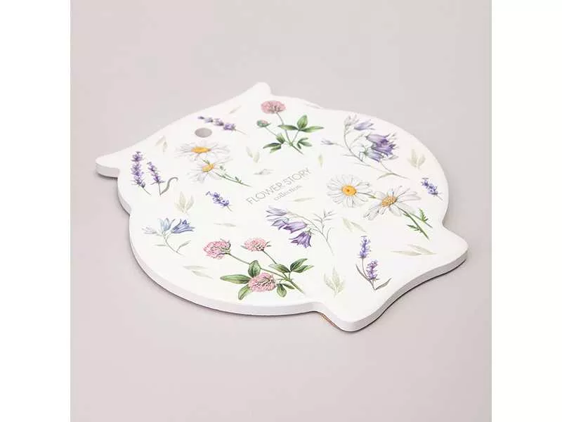 Подставка под горячее Агнесс История цветов 16x16x1см, керамика арт.358-2189 по цене 