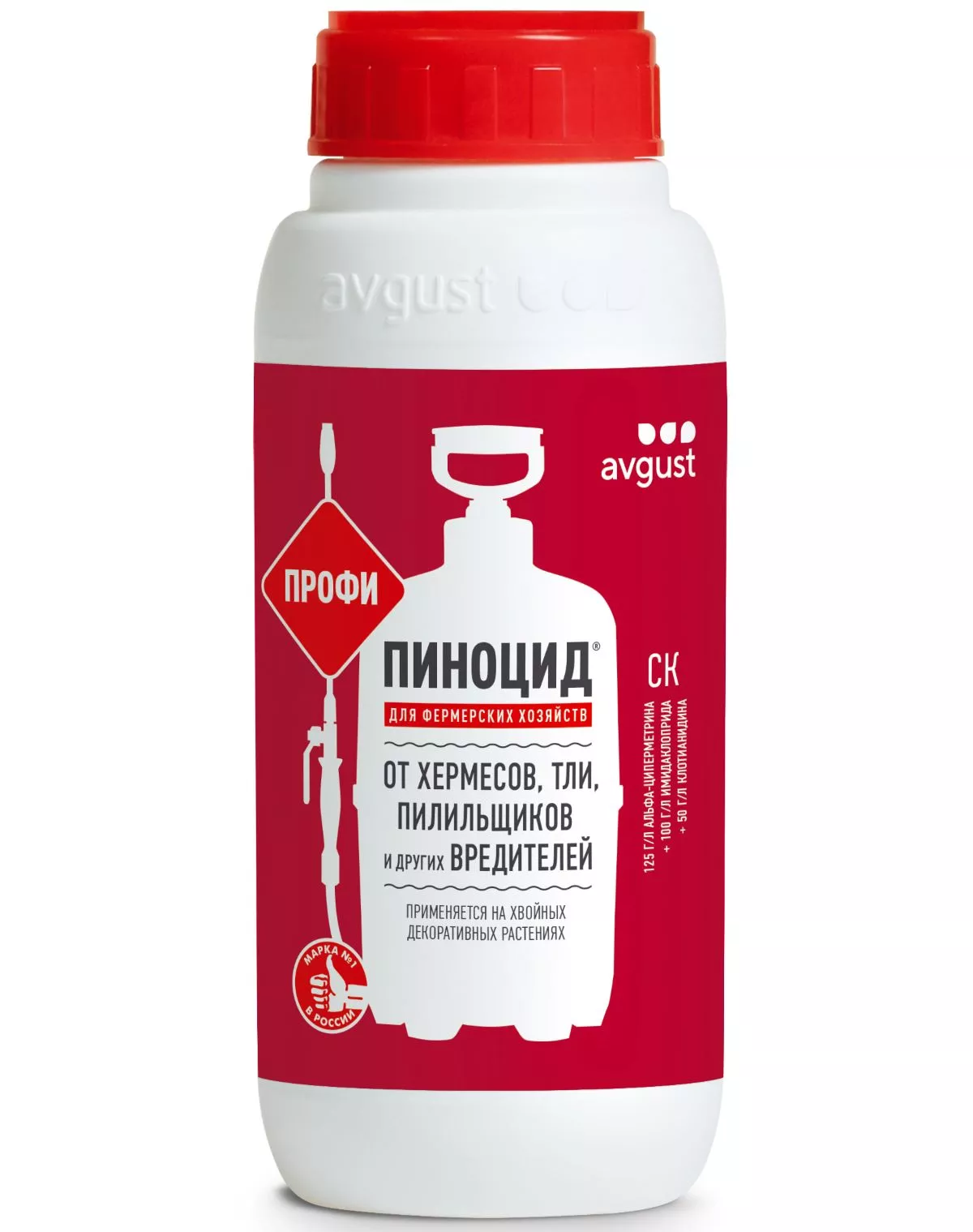 Инсектицид Август Пиноцид для хвойных культур комплексный Профи 500 мл по цене 