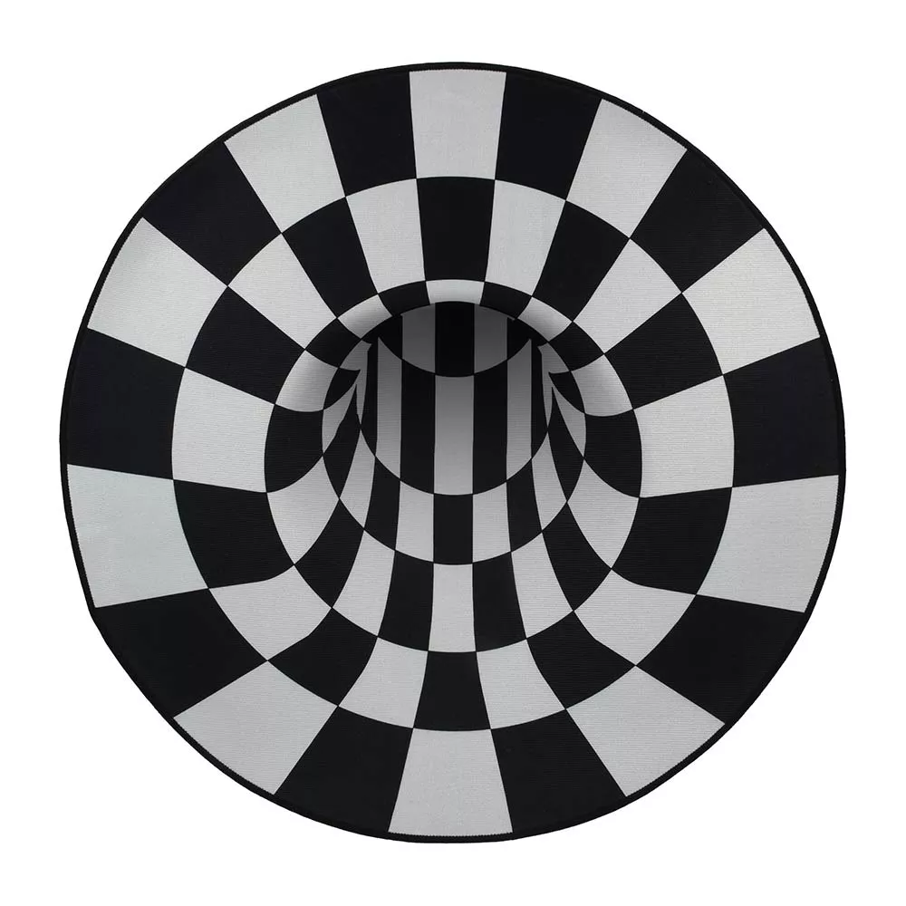 Коврик влаговпитывающий Вортекс Велюр Воронка 3D 80см, круглый арт.24400 по цене 