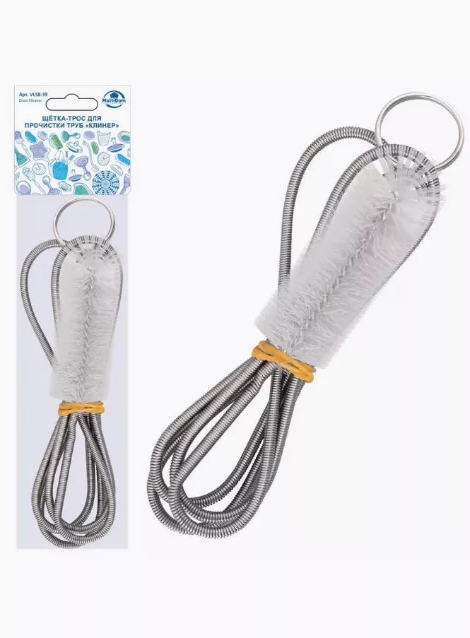 Щетка-трос Клинер для прочистки труб длина 2м по цене 