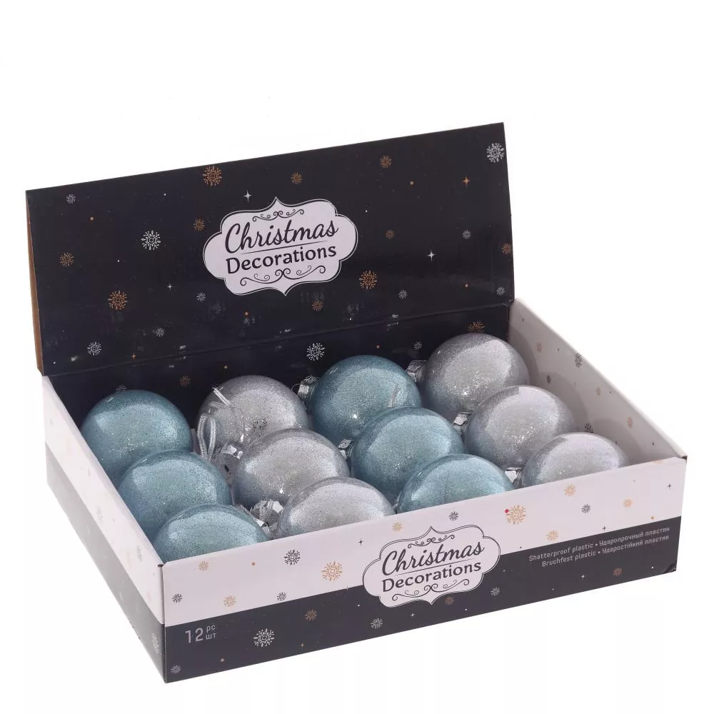 Украшение новогоднее Шар 8см полимерные материалы арт.755132 по цене 