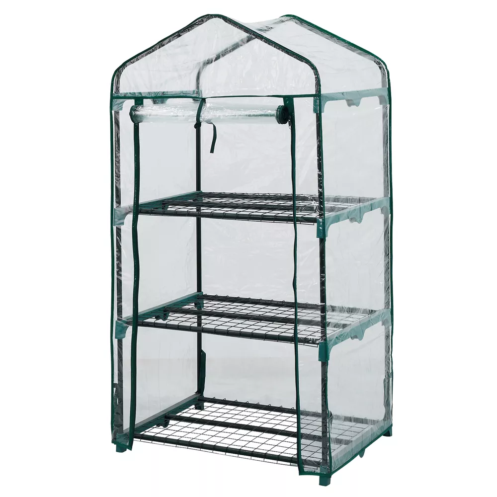 Парник на пол Маргарита 3 полки 69х49х128см Гарден Шоу по цене 
