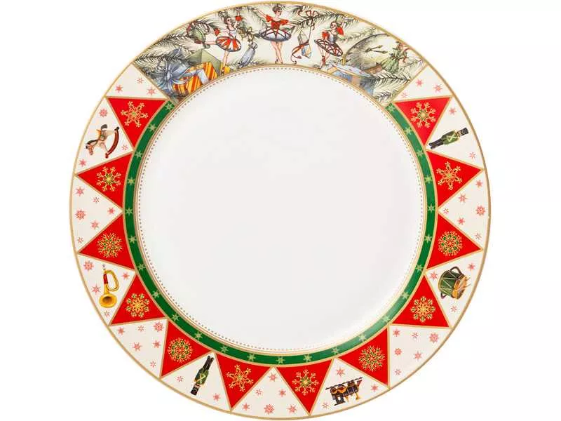 Тарелка обеденная Лефард Щелкунчик фарфор 27см арт.85-1917 по цене 