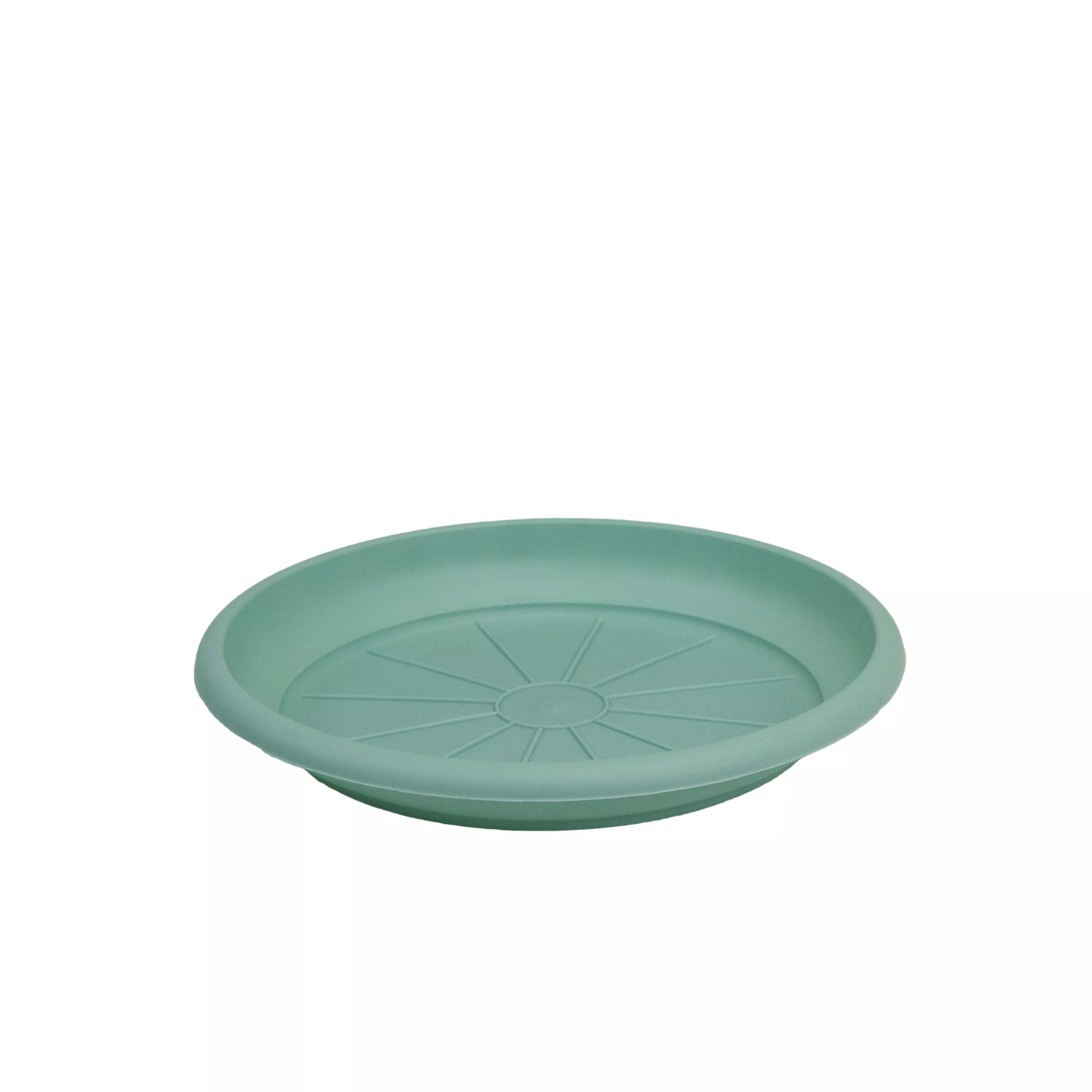 Поддон Сантино ТЕРРА для кашпо 1л пластик d12,5см нефрит по цене 