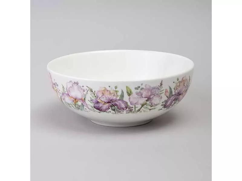 Салатник Лефард Ирисы 850мл, фарфор арт.425-145 по цене 