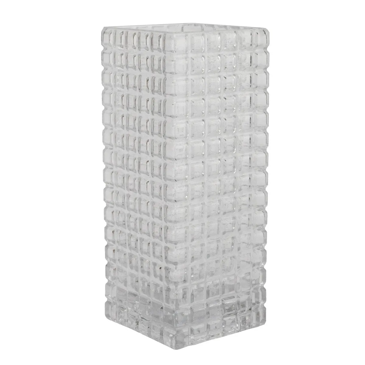 Ваза 10x25см прозрачный, стекло по цене 