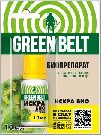 Инсектицид Грин Бэлт Искра Био  от тли и клещей 10 мл по цене 