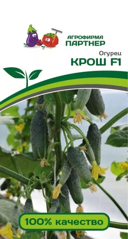 Семена Огурец партенокарпический Крош F1 10 шт.Партнер 