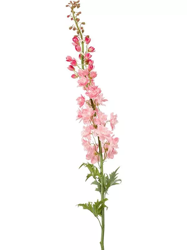 Цветок Дельфиниум искусственный розовый 66см по цене 