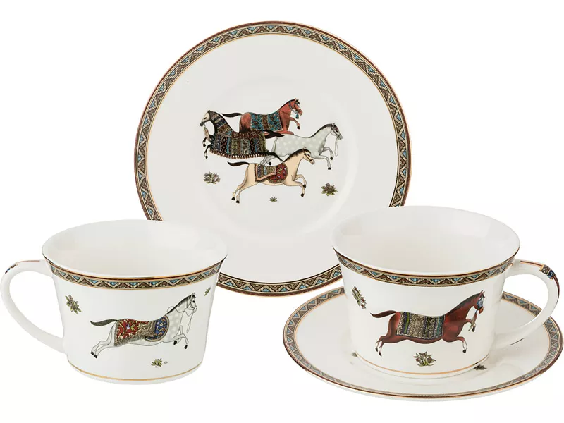 Набор кофейный Лефард Пассаж на 2пер. 4 пр. 180мл фарфор арт.760-046 по цене 