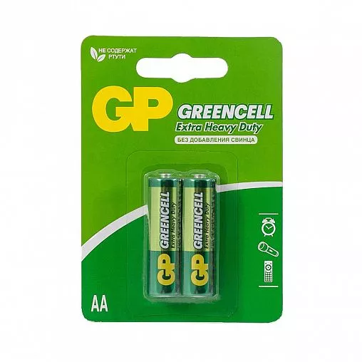 Батарейка ДжиПи Гринселл 15g-2CR2 тип АА (2 шт. в блистере) по цене 