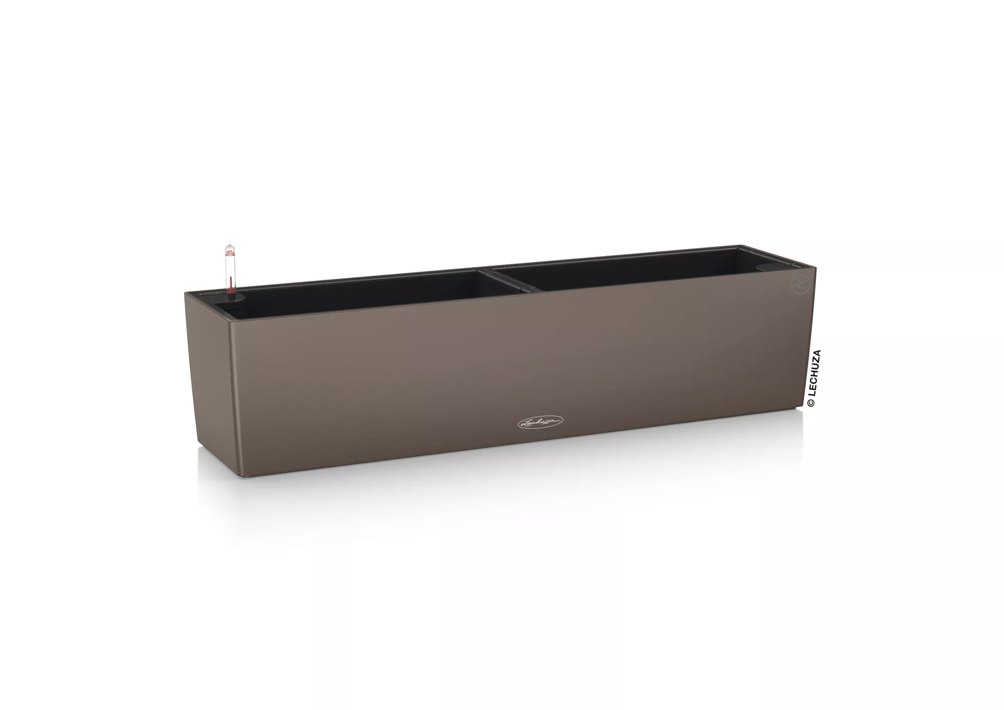 Кашпо с автополивом Лечуза Балконера Колор 80 мускатный, пластик арт.15684 по цене 