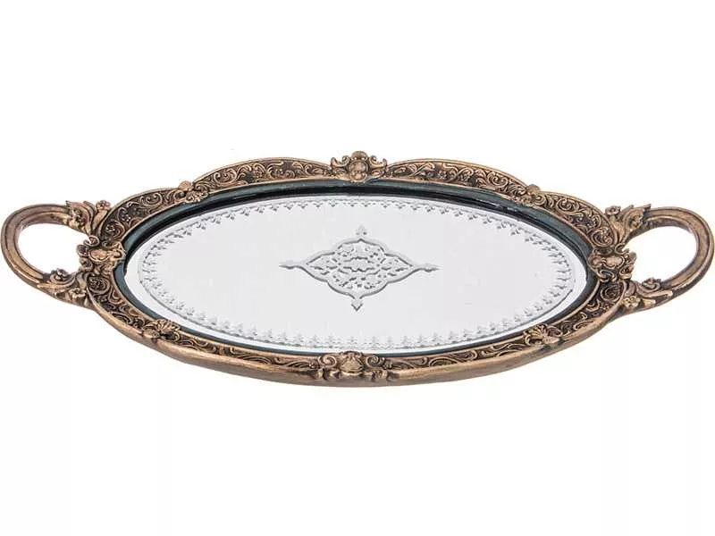 Поднос декоративный Рококо 44,5х25,5х3,8см арт.504-417 по цене 