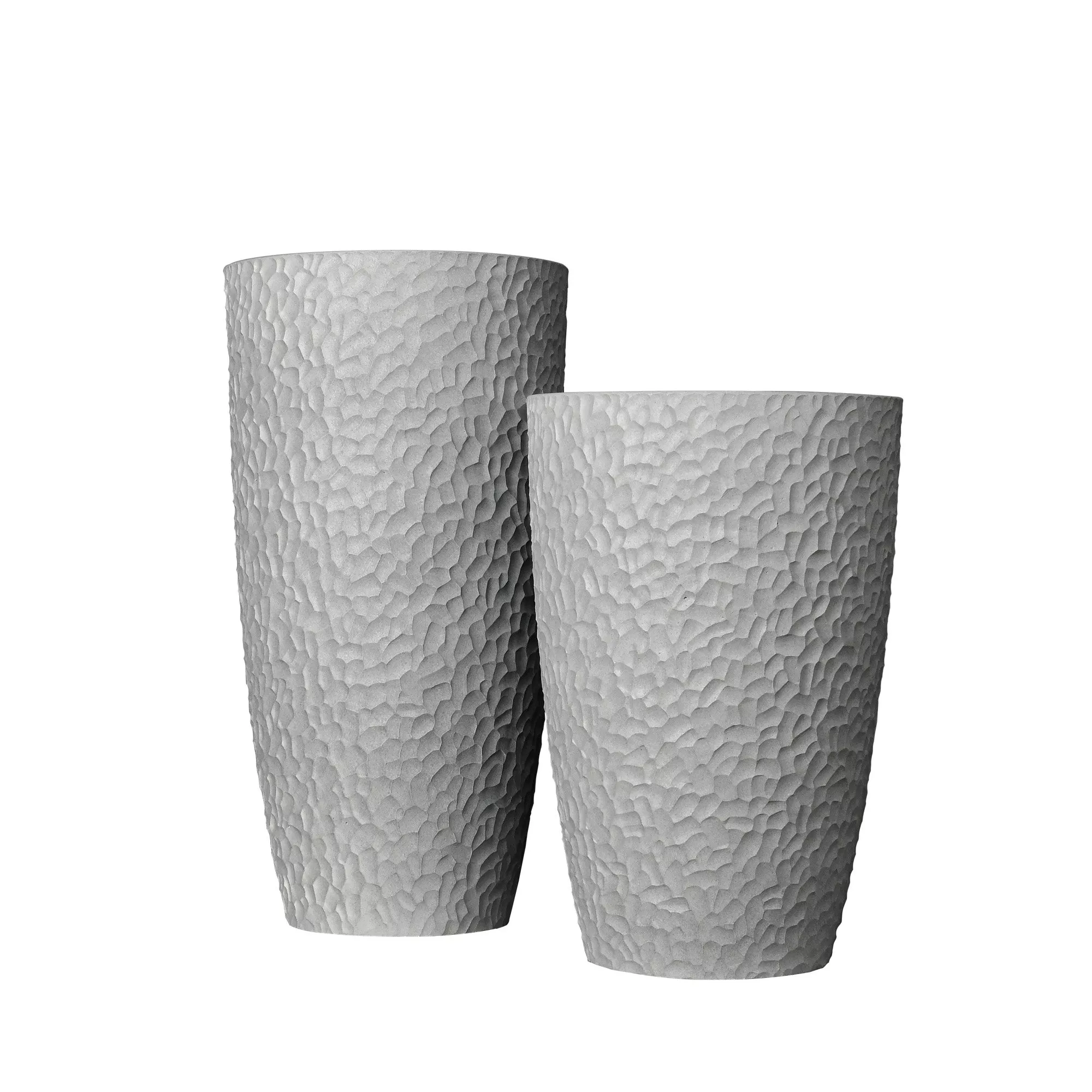 Вазон с тех горшком Манго серый бут ВН №8 38,5л, бетон по цене 