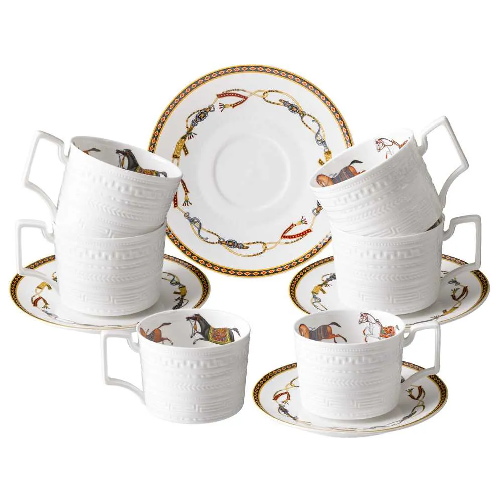 Набор чайный Лефард Пассаж на 4пер 8пр 280мл, фарфор арт.760-855 по цене 