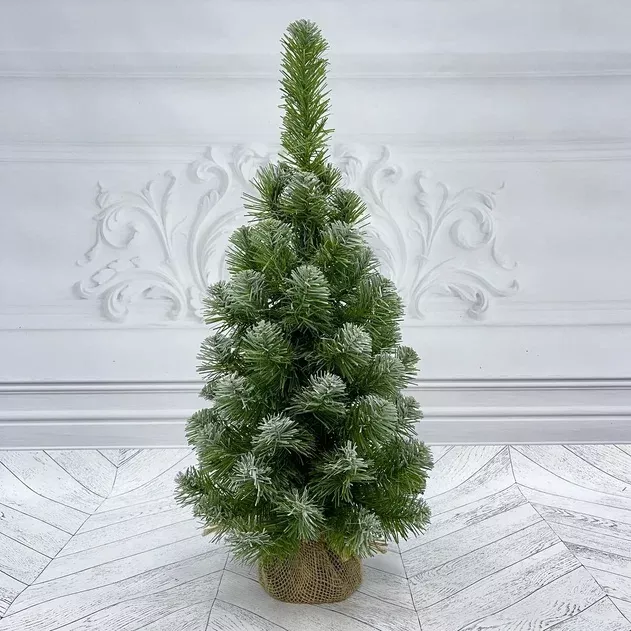 Ель искусственная Нортон в мешочке, заснеженная 60см по цене 