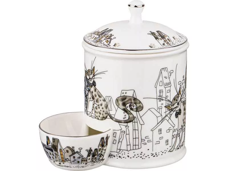 Банка для соли Лефард Котики, фарфор арт.264-122 по цене 