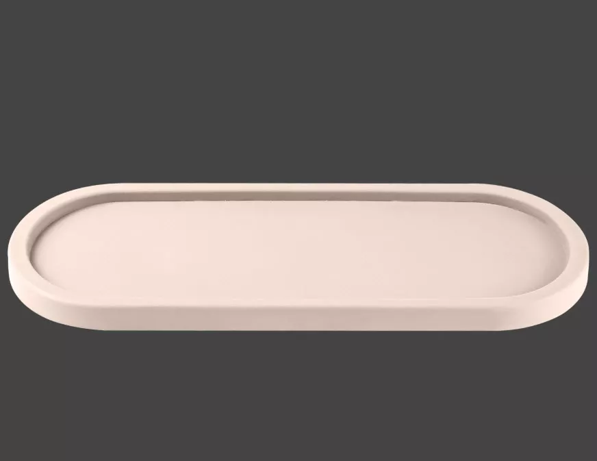 Подставка Амалия 2,1х42,5х16см пудровый, пластик арт.КШ-0718 по цене 