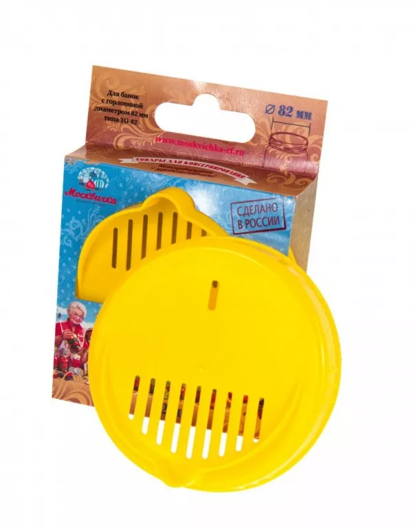 Крышка Твист-офф Москвичка сливная жесть Ø-82мм в коробке по цене 