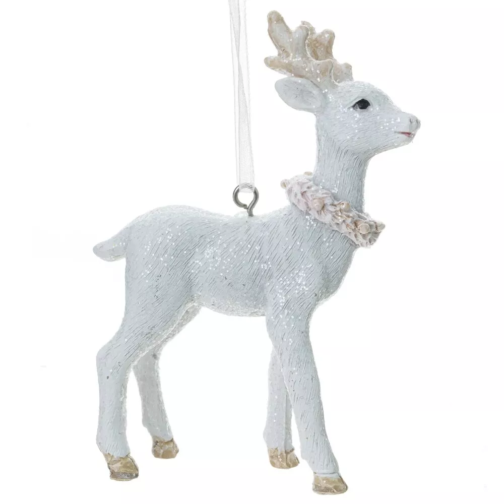 Изделие декоративное подвесное Олень 7х3х10см полимерные материалы арт.782416 по цене 