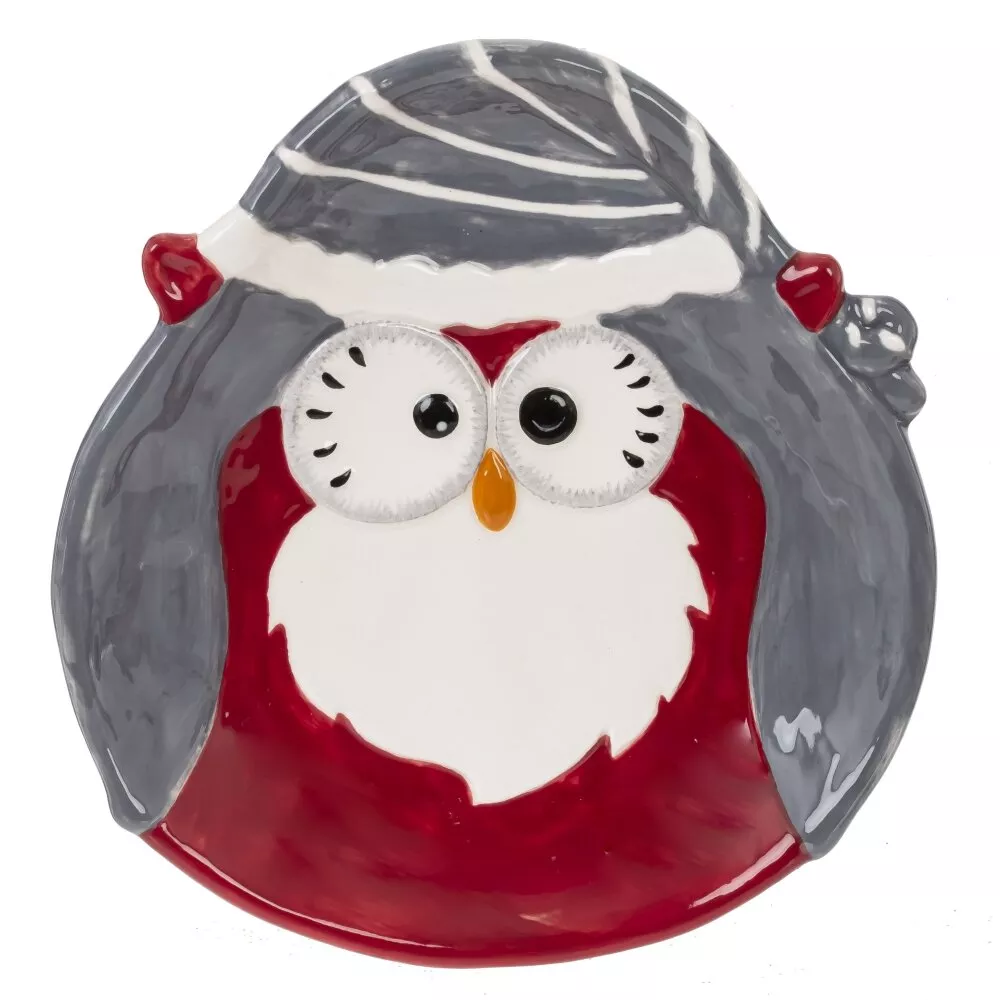 Тарелка Сова 17х16х3см, керамика арт.821769 по цене 