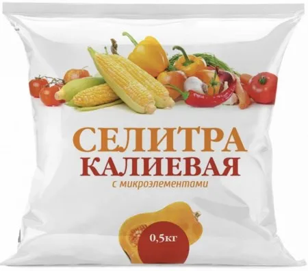 Удобрение сухое НовАгро Селитра калиевая минеральное 0,5 кг по цене 