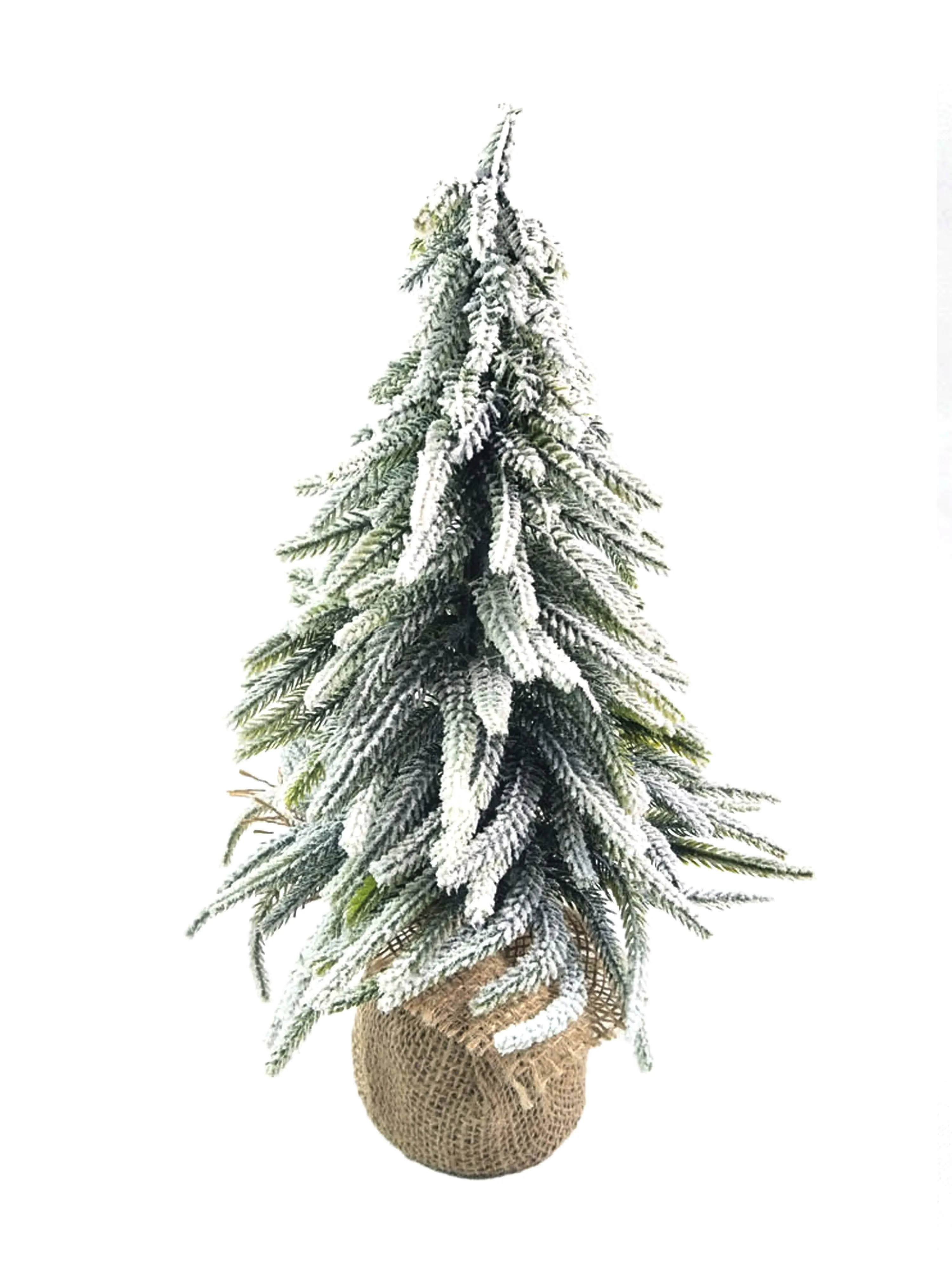 Елка искусственная в мешочке, заснеженная 35см, пвх арт.95045 по цене 