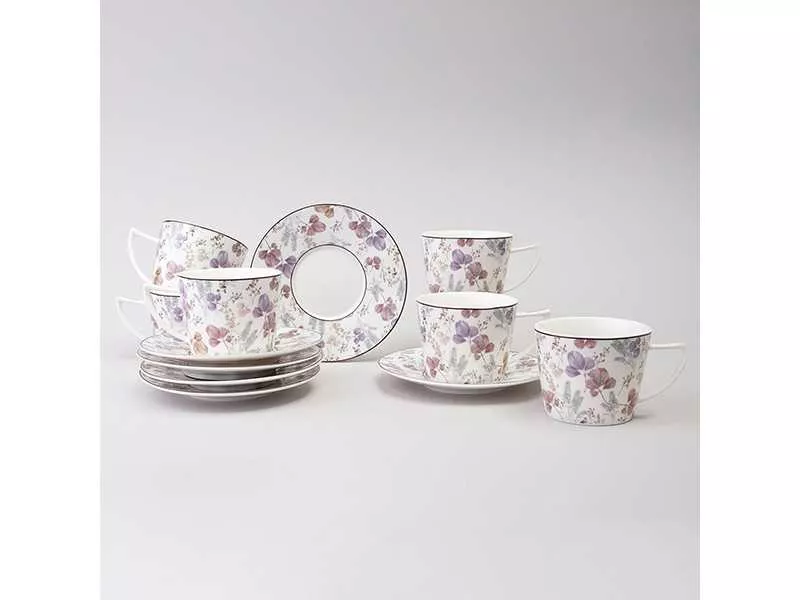 Набор чайный Лефард Блоссом на 6пер 12пр 250мл, фарфор арт.165-604 по цене 