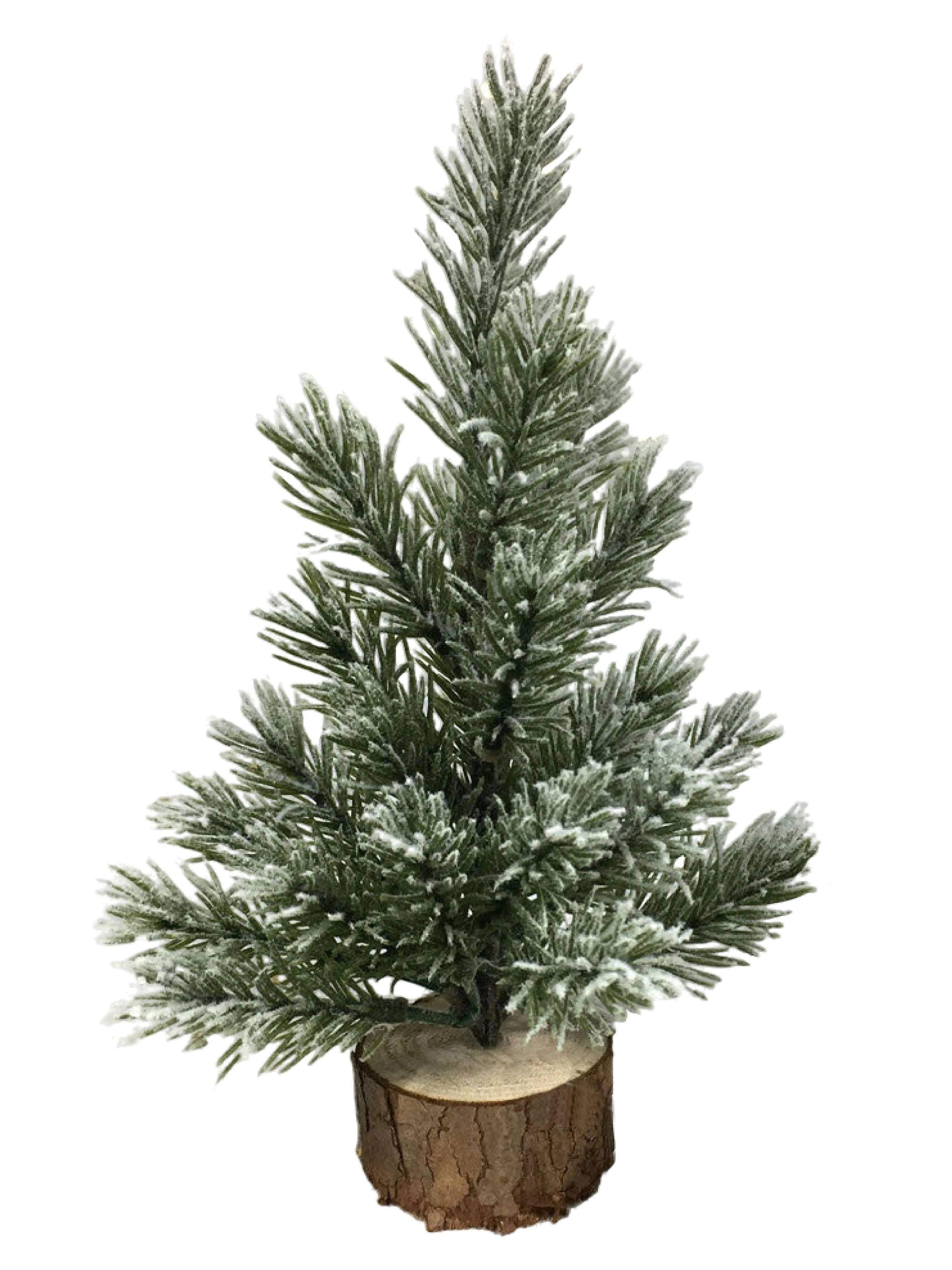 Ель искусственная Новогодняя 10x11x18см, ПЭТ, древесина сосны арт.95204 по цене 