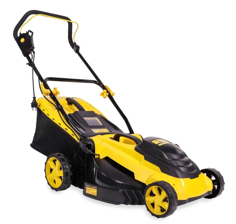 Газонокосилка эл. (1,8 кВт пласт.+ткань травосб. 50л ширина 420мм 25-75мм, 13кг)CHAMPION EM4118 по цене 