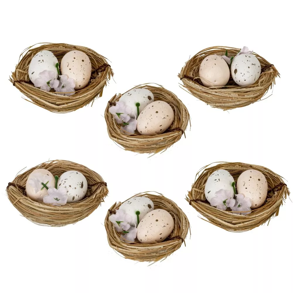 Набор из 6-ти изделий Гнездо пасхальное 16,5 x11,5x3см арт.815112 по цене 