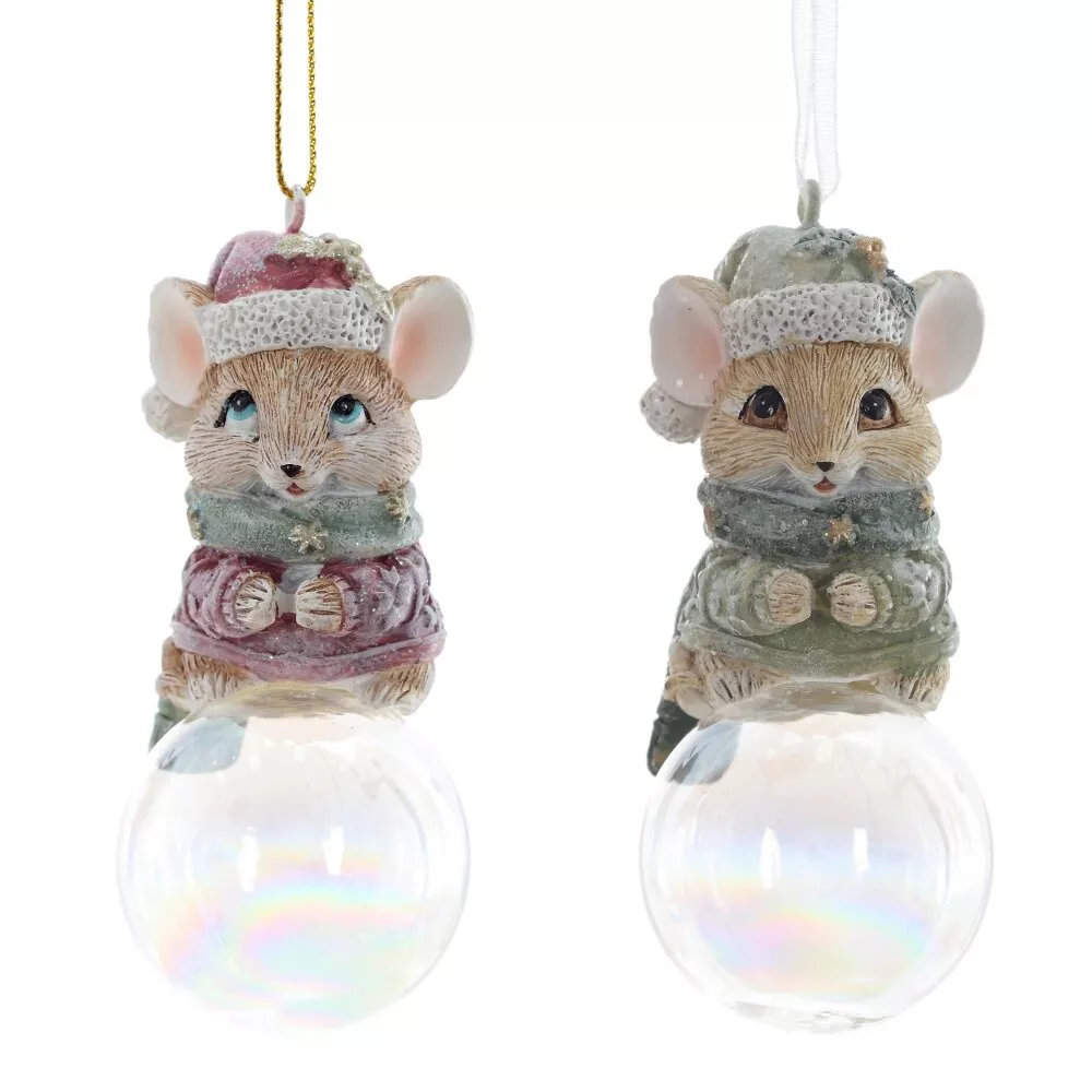 Фигурка подвесная Мышонок 4х4х9см 2в. арт.826264 по цене 