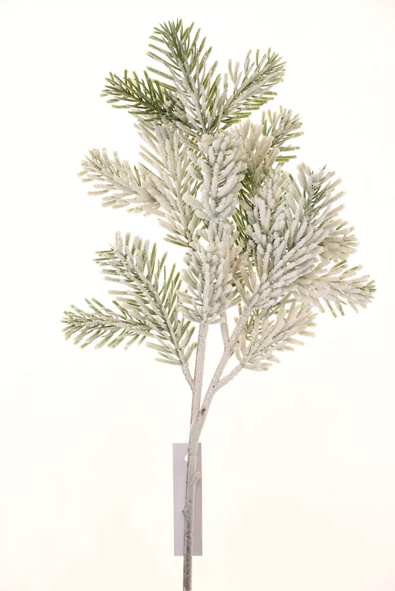 Ветка еловая заснеженная 60см по цене 