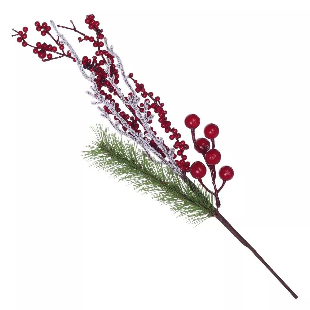 Изделие декоративное Ветка 17х17х55см полимерные материалы, металл арт.741485 по цене 