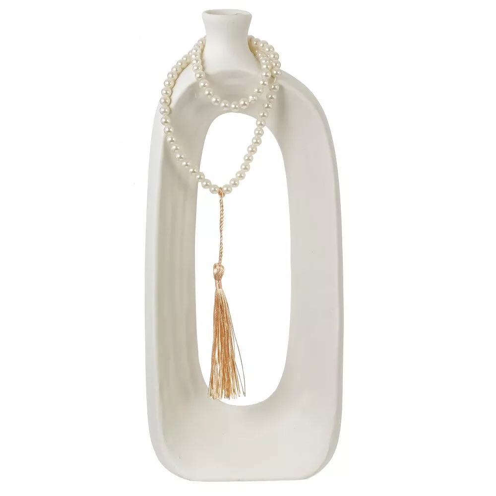 Ваза с ожерельем 12х5,5x28см, керамика арт.815540 по цене 