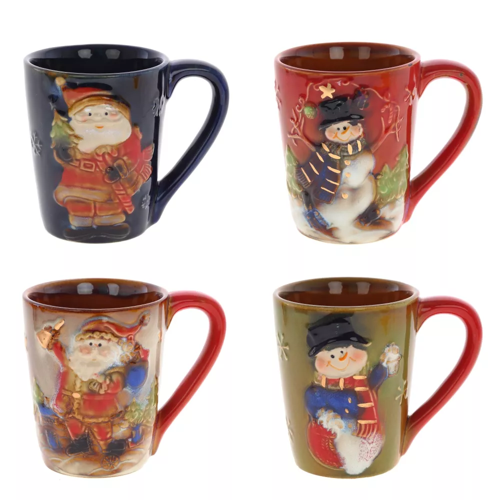 Кружка Новый Год 300мл 4в., керамика арт.755444 по цене 