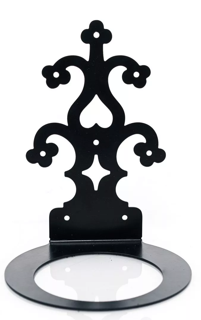 Подставка для цветов настенная на 1 цветок, металл  арт.15-118B по цене 