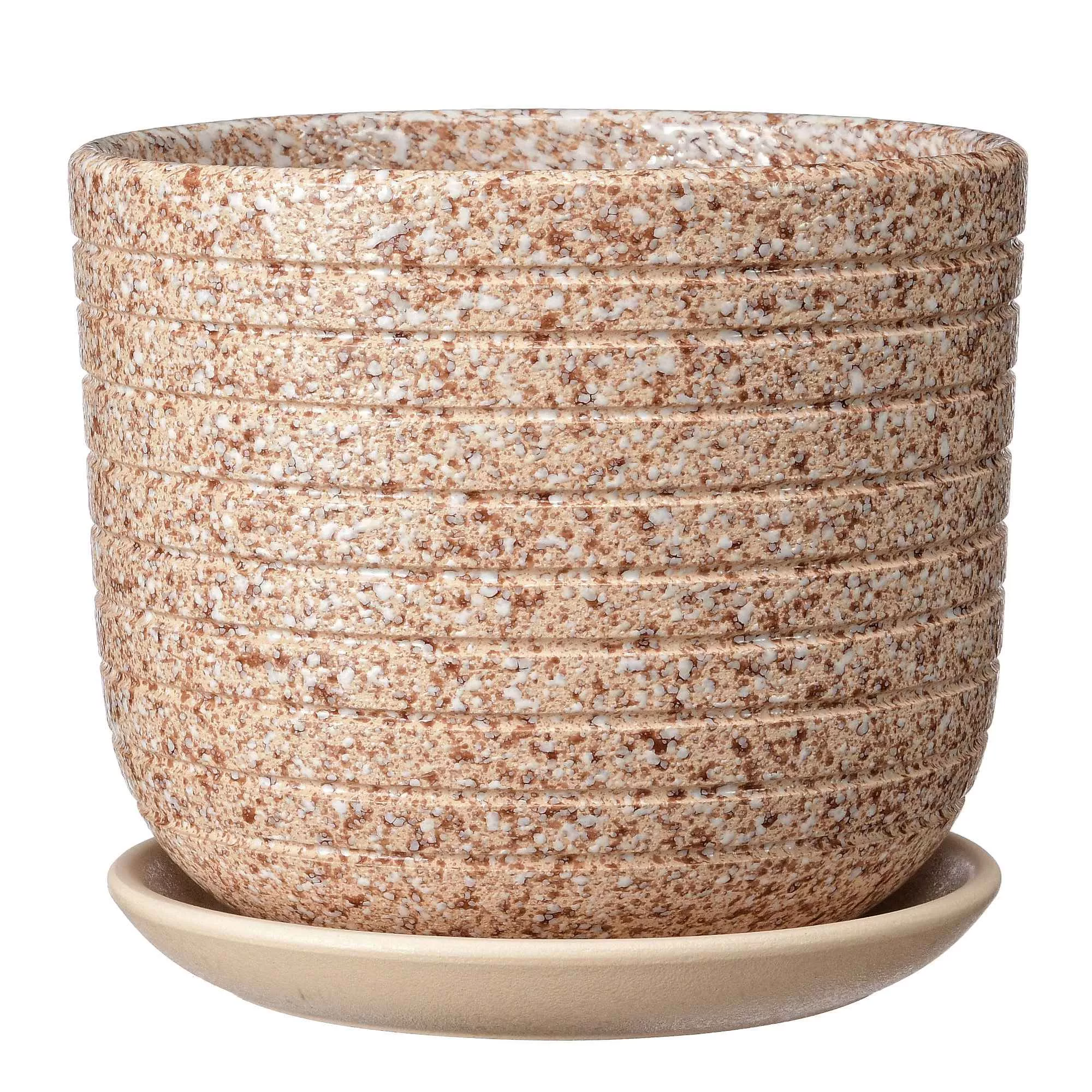 Горшок Пряности бежевый бук 19см, керамика по цене 